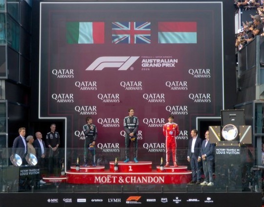 F1: Colapinto fue 14° en el GP de Australia, que dominó Mercedes